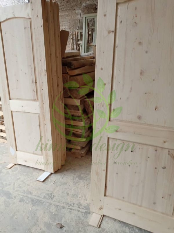 ساخت درب چوبی توری ساده 